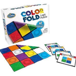 Thinkfun Color Fold Logic Puzzle Game New Sealed Age 8+ Multilingual